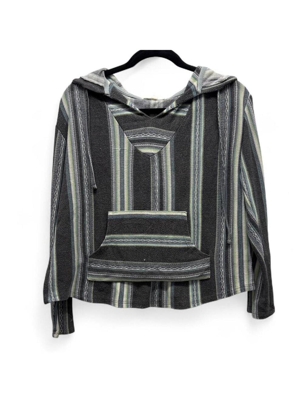 Wallflower Striped Drug Rug Hoodie